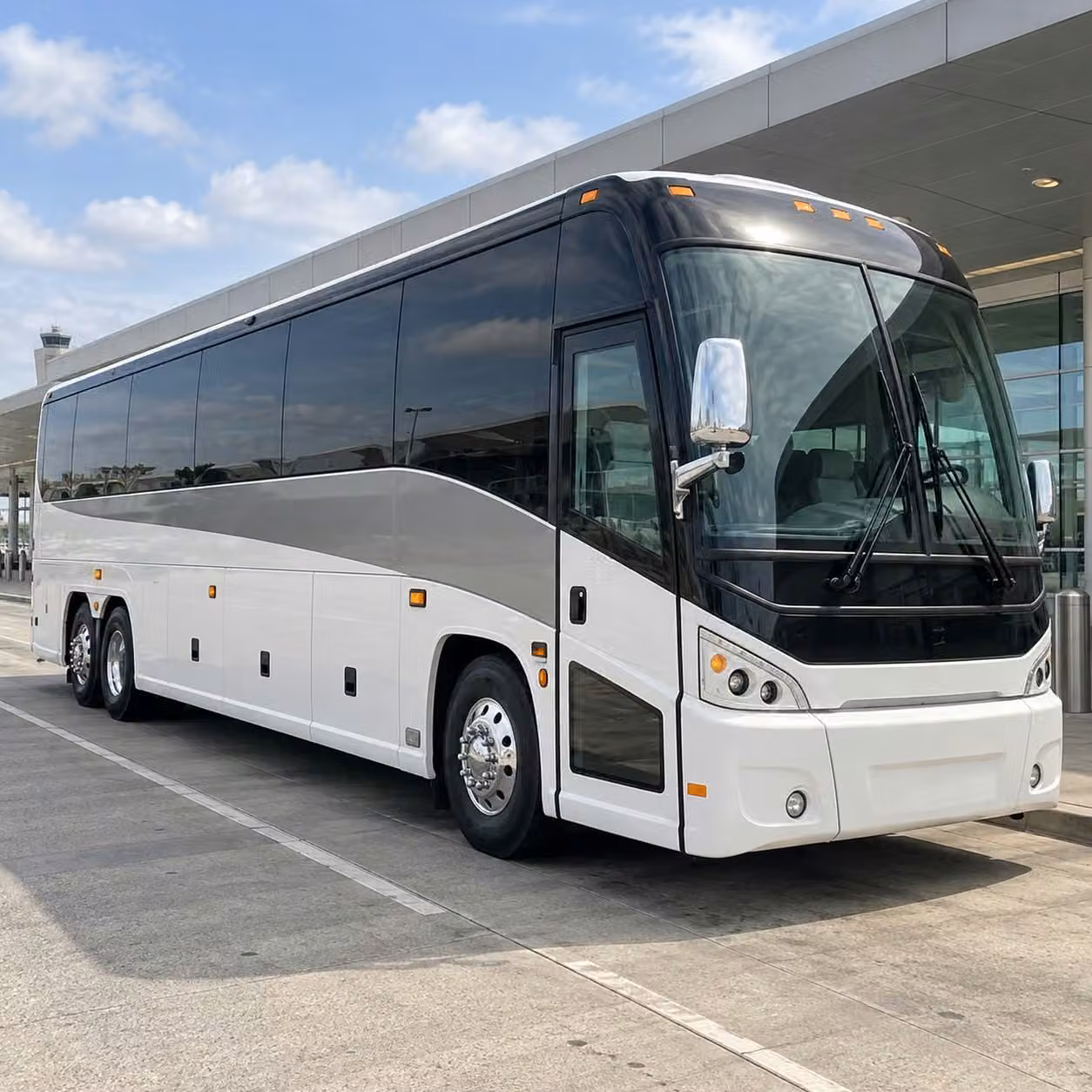charter buses for large prom groups heading out from union city high schools