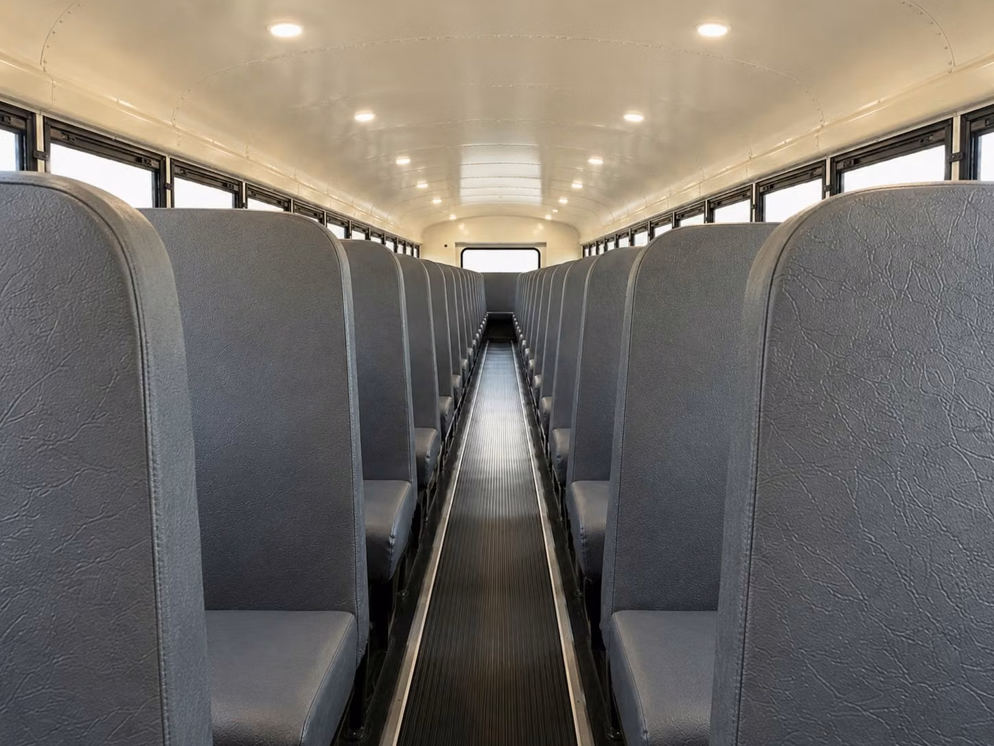 school bus inside