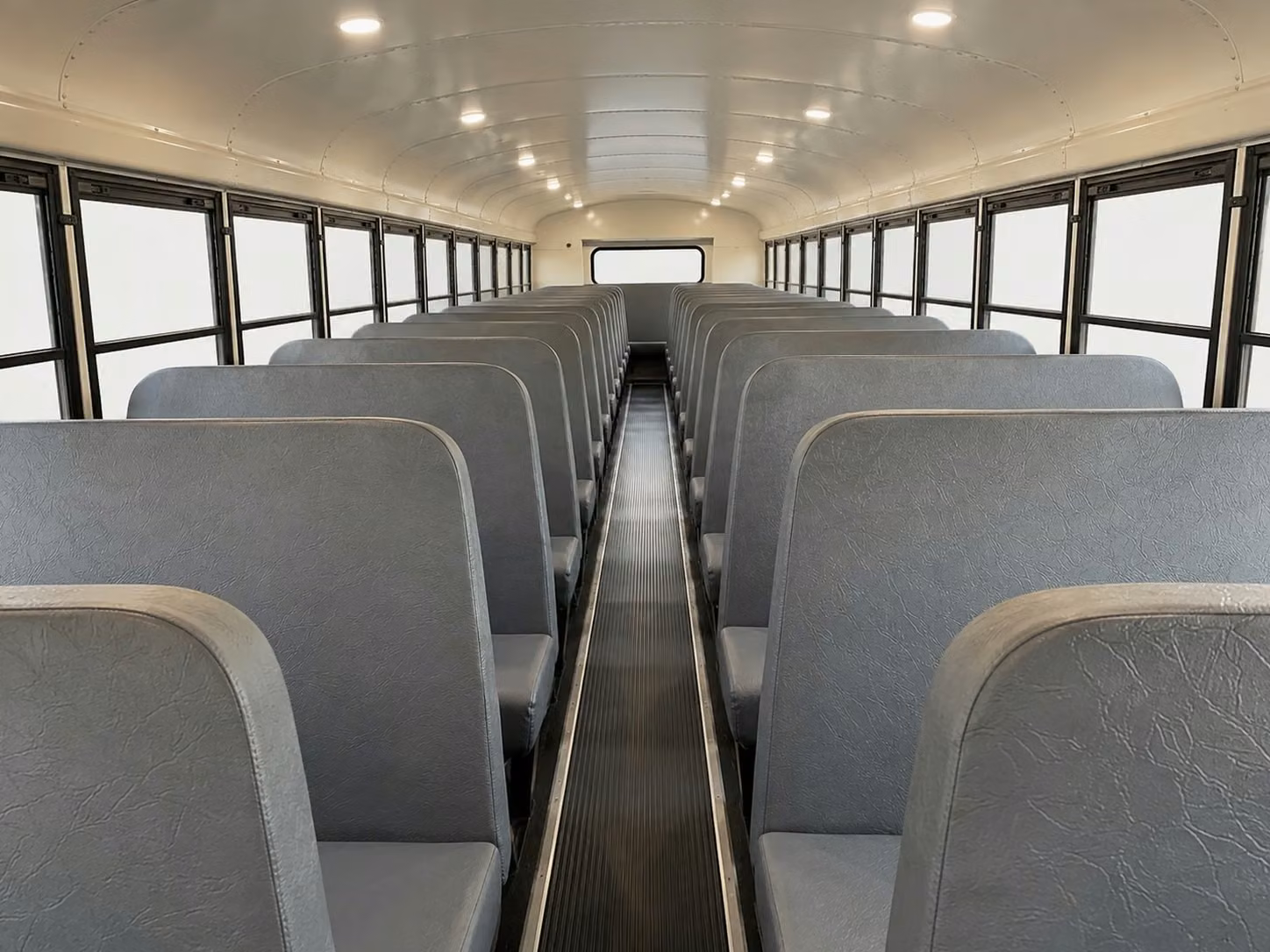 school bus interior