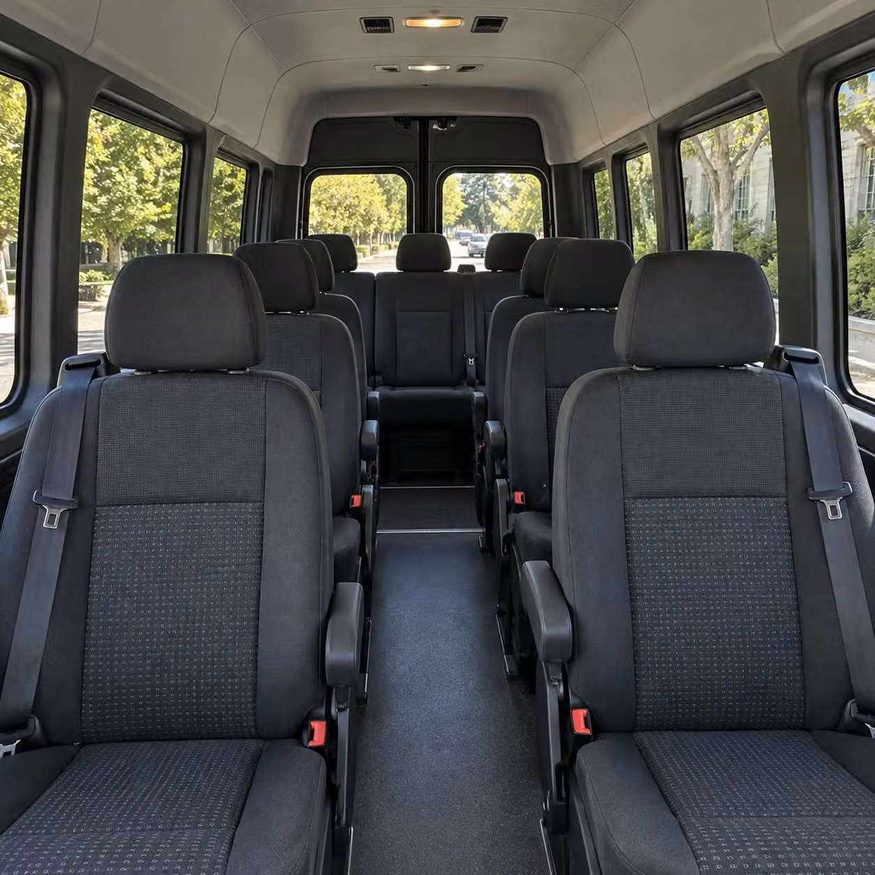 sprinter van with driver interior
