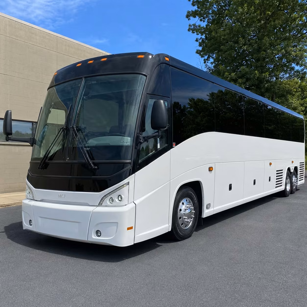 union city charter bus rental exterior